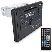 Pyle Bluetooth Digital Mobile Receiver System - 200 Watt Max Power, Universal Single DIN Size Head Unit, LCD Display, Multi-Connectivity Options (Disc/AUX/RCA/HDMI), and USB Flash Drive Reader