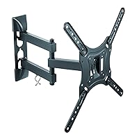 ProHT Articulating TV Wall Mount TV Stand(05416) Full Motion for Most 23”- 55” 3D LED, LCD TVs and Screens, +15°~ -15°Tilt; +90°~ -90° Swivel, VESA up to 400x400,Max Load 66lbs