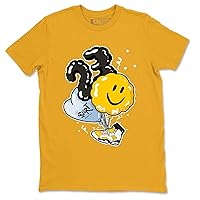 6s Yellow Ochre Design Printed Balloon Sneaker Matching T-Shirt