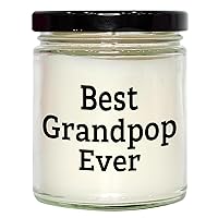 Grandpop Gifts for Mother's Day | Best Grandpop Ever | 9oz Vanilla Soy Candle | Gifts for Grandpop from Grandkids