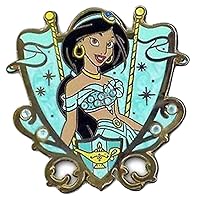 Pin #94266: Princess Jeweled Crest - Jasmine