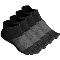 Meaiguo Men's Toe Socks Cotton Five Finger Socks With Toes For Running Athletic Women