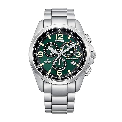 Citizen Men's Eco-Drive Promaster Land Chronograph Watch in Stainless Steel, Perpetual Calendar
