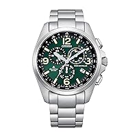 Citizen Men's Eco-Drive Promaster Land Chronograph Watch in Stainless Steel, Perpetual Calendar