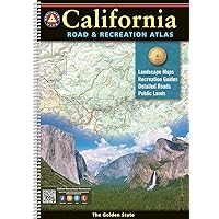 California Road & Recreation Atlas - 12th Edition, 2024 California Road & Recreation Atlas - 12th Edition, 2024 Spiral-bound