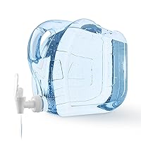 Arrow Home Products Ultra Drink Dispenser for Fridge, 2 Gallon - Plastic Beverage Dispenser with Spigot for Easy Dispensing - BPA Free Clear Plastic - Convenient Handle, Easy-Pour Spout