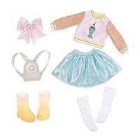 Glitter Girls – Sweet Dazzle Tutu & Sweater Deluxe Outfit - 14-inch Doll Clothes & Accessories For Girls Age 3 & Up – Children’s Toys