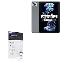BoxWave Screen Protector Compatible With HiGrace C107 Android 14 Tablet (10 in) - ClearTouch ImpactShield (2-Pack), Impenetrable Screen Protector Flexible Film