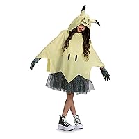 Disguise Mimikyu Costume, Official Pokemon Deluxe Costume with Headpiece, Size (10-12)