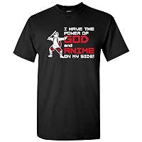 I Have The Power of God and Anime On My Side - Funny Meme Parody T Shirt