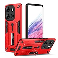 Phone Case Cover for Tecno Spark Go 2023 / Pop 7 Pro/ Pop 7 / SMART 7 / X6515 Heavy Duty Shock Absorbing Full Body Protective TPU Rubber Case and Hard Phone Case with dra
