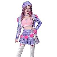 Norgeee Cosplay Costume for League of Legends Caitlyn Kiramman Pink