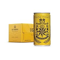 East Imperial Premium Yuzu Tonic Water, Cans, GMO free, No Artificial Colors or Sweeteners, 6.1 Fl Oz (Pack of 10)