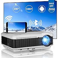 Smart Projector with WiFi & Bluetooth, 200