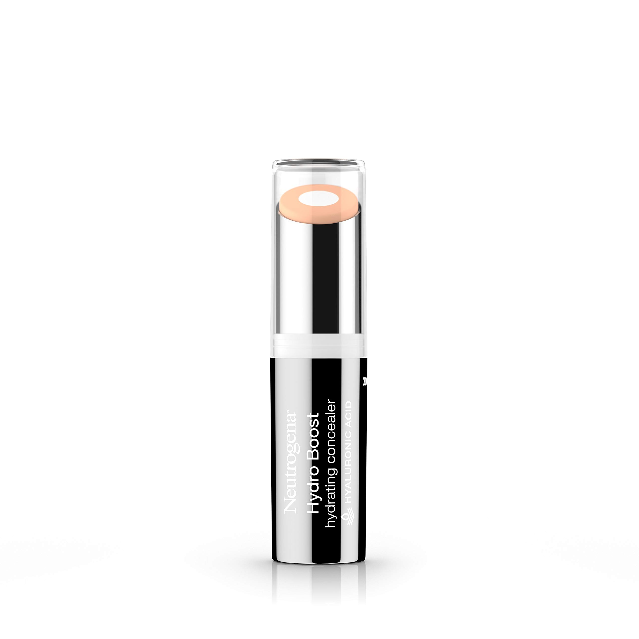 Neutrogena Hydro Boost Hydrating Concealer Stick for Dry Skin, Oil-Free, Lightweight, Non-Greasy and Non-Comedogenic Cover-Up Makeup with Hyaluronic Acid, 10/Fair, 0.12 Oz