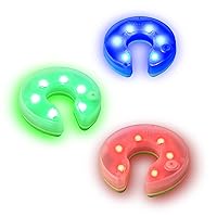 Light Up Golf Hole Lights 3 Pack - Great for Low Light Golf Play, Putting Practice, Chipping Practice and More
