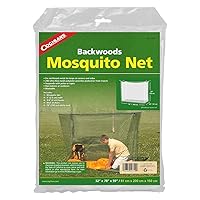Coghlan's Single Wide Rectangular Mosquito Net, Green, Single Wide / 240-mesh