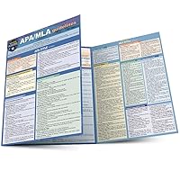 APA/MLA Guidelines - 7th/9th Editions Style Reference for Writing: a QuickStudy Laminated Guide (Quick Study Academic)