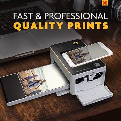Kodak Dock & Wi-Fi Portable 4x6” Instant Photo Printer, Premium Quality Full Color Prints - Compatible w/iOS & Android Devices