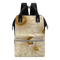Sunflower Diaper Bag Backpack Travel Waterproof Mommy Bag Nappy Daypack