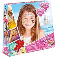 Face Paintoos — Disney Pricess — Face Design for Face Paint Alternative — for Kids Ages 4+