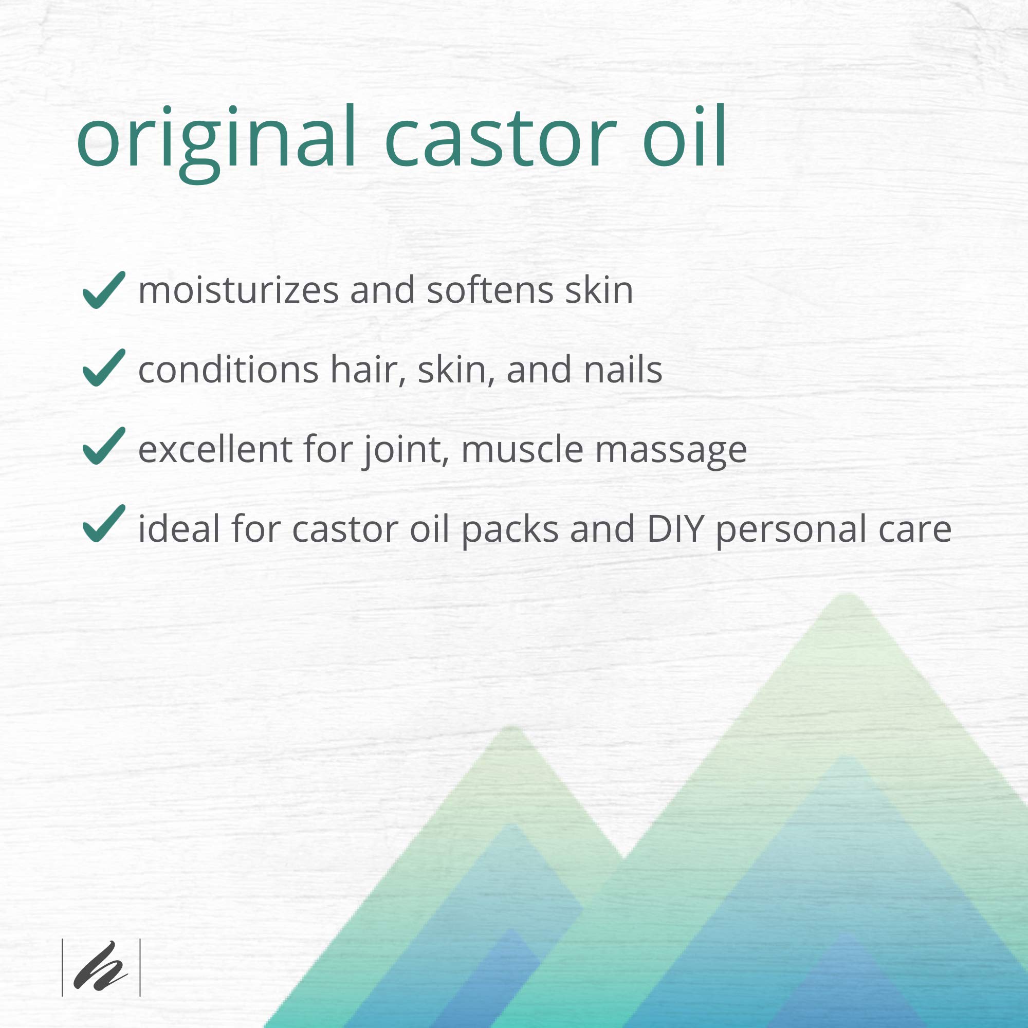 Home Health Original Castor Oil - 32 Fl Oz - Promotes Healthy Hair & Skin, Natural Skin Moisturizer - Pure, Cold Pressed, Non-GMO, Hexane-Free, Solvent-Free, Paraben-Free, Vegan (50132)