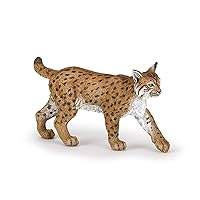 Papo -Hand-Painted - Figurine -Wild Animal Kingdom - Lynx -50241 -Collectible - for Children - Suitable for Boys and Girls- from 3 Years Old