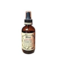 BLISS Romance Wellness Body Room Spray Mist - Tangerine, Vanilla, Ylang Ylang & Patchouli - 100% Pure Essential Oils, Vegan, Organic, Biodegradable, Non GMO, Cruelty Free (4 oz)