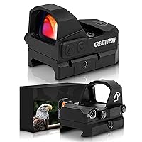 Red Dot Sight 3 MOA – Tactical Reflex Sight for Day & Night Time + Digital Night Vision Binoculars for Complete Darkness – Easy to Zero on a Glock or Rifle