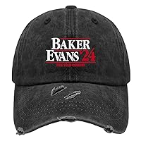 Baker Evans 24 Fire Them Cannons Hats for Womens Washed Distressed Baseball Cap Aesthetic Washed Dad Hat Cotton