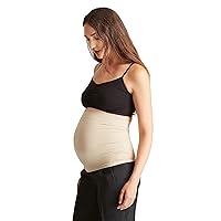 Ingrid & Isabel Bellaband – Seamless Maternity Belly Band for Women – Essential Pregnancy and Postpartum Jeans & Pants Extender – Ideal First Trimester Must Have, Maternity Shirts Clothing Extender