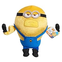 Just Play Illumination Minions Despicable Me 4 Squooshy Plush Mega Dave, Kids Toys for Ages 3 Up