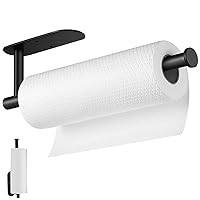 Smartake Paper Towel Holder With Adhesive Under Cabinet, Wall Mounted No  Drill