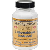 Healthy Origins L-Glutathione Reduced - 250 mg - 60 Capsules
