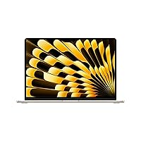 Apple 2024 MacBook Air 15-inch Laptop with M3 chip: 15.3-inch Liquid Retina Display, 8GB Unified Memory, 512GB SSD Storage, Backlit Keyboard, 1080p FaceTime HD Camera, Touch ID; Starlight