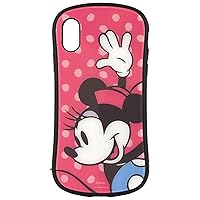 グルマンディーズ(Gourmandise) Gourmandies Disney Characters/iPhone XR Hybrid Glass Case Minnie Mouse dn-580b