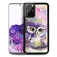 for Samsung S20, Galaxy S20, Durable Protective Soft Back Case Phone Cover, HOT12318 Owl Paint