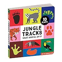 Jungle Tracks – Lift the Flap Interactive Jungle Animal Board Book for Young Children