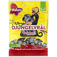 Malaco Djungelvral - Supersalty Liquorice - 80g