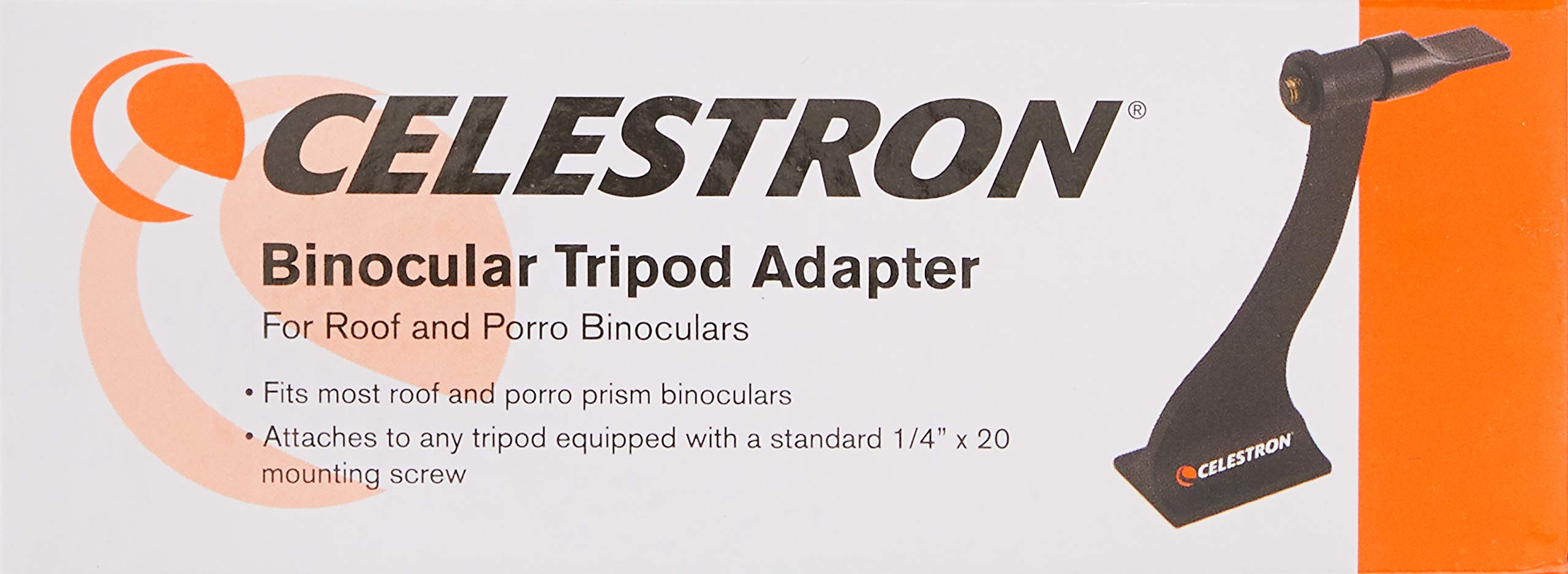 Celestron 93524 Roof and Porro Binocular Tripod Adapter, Black
