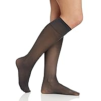 Berkshire Womens Sheer Support Knee High With Sandalfoot Toe - 3 PackKnee High