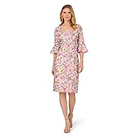 Adrianna Papell Women's Floral Printed Short Dress