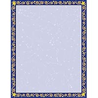Barker Creek Designer Computer Paper, Reach for The Stars, 8.5” x 11”, Decorative Printer Paper, Stationery, 50 Sheets per Pkg, Home, School and Office Supplies (738)