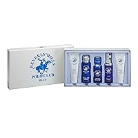 Beverly Hills Polo Club BHPC Blue 5 Piece Gift Set Collection