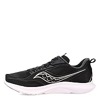 Saucony Men's Kinvara 13 Running Shoe, Black/Silver, 9.5 Wide