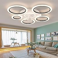 LED Ceiling Fan with Lighting Quiet Fan 35.43