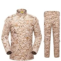 Sunnystacticalgear Outdoor Sports Airsoft Hunting Shooting Battle Uniform Combat BDU Clothing Tactical Camouflage Set - DD - XS