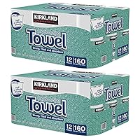 Kirkland Signature Premium Big Roll Paper Towels 24-Roll, 160 Sheets Per Roll