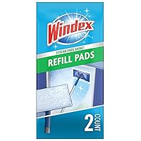 Outdoor All-in-One Glass Cleaning Tool Refill Pads, 2 ct