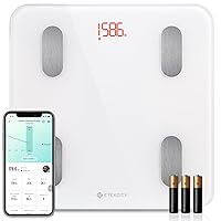 Etekcity Scales for Body Weight, Bathroom Digital Weight Scale for Body Fat, Smart Bluetooth Scale for BMI, and Weight Loss, Sync 13 Data with Other Fitness Apps